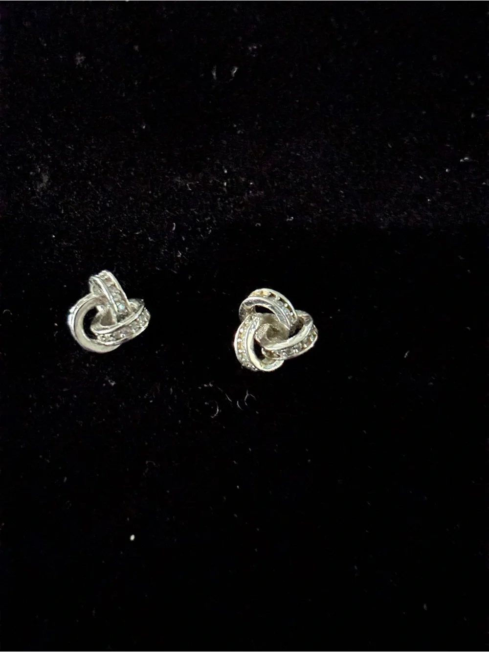 Silver Knot Stud Earrings for Women - Timeless Knot Design